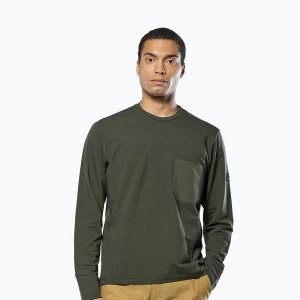 Bluza trekkingowa męska Salewa Fanes Dry Pullover dark olive