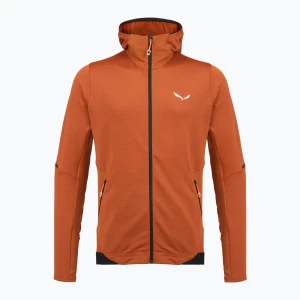 Bluza trekkingowa męska Salewa Pedroc PL Hooded bombay brown
