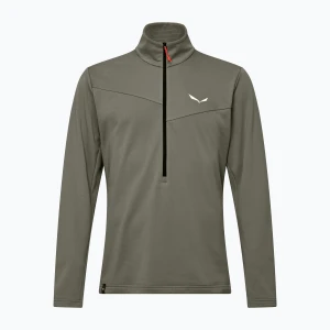 Bluza trekkingowa męska Salewa Puez Cammio Polarlite Half Zip Faded Green