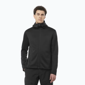 Bluza trekkingowa męska Salomon Essential Midwarm Hd deep black