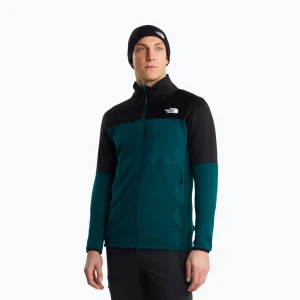 Bluza trekkingowa męska The North Face Polartec Powergrid Stormgap pacific teal / tnf black Zielony