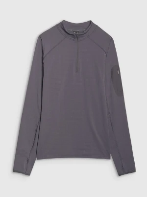 4F Bluza trekkingowa szybkoschnąca męska - szara XL