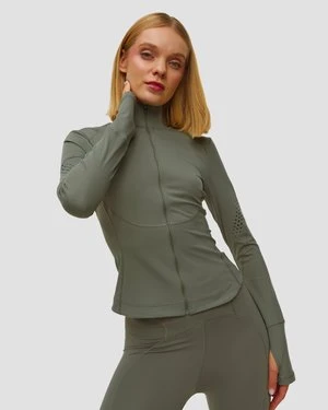 Bluza Treningowa Damska Khaki Adidas By Stella Mccartney Truepurpose Midlayer