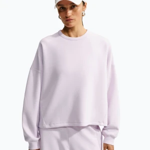 Bluza treningowa damska Nike 24.7 ImpossiblySoft Bleached Lilac / Platinum Violet