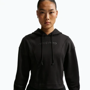 Bluza treningowa damska Nike Pro Therma-Fit Hoodie black / white