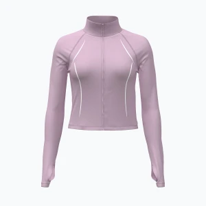 Bluza treningowa damska Under Armour Meridian Contour Full Zip mauve pink / white / mauve pink