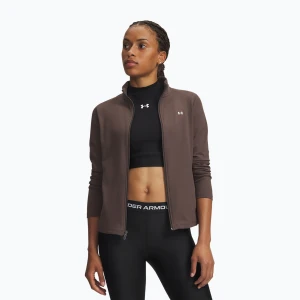 Bluza treningowa damska Under Armour Motion peppercorn / white Brązowy