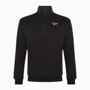 Bluza treningowa męska Reebok Identity Fleece 1/4 Zip black/white/vector red