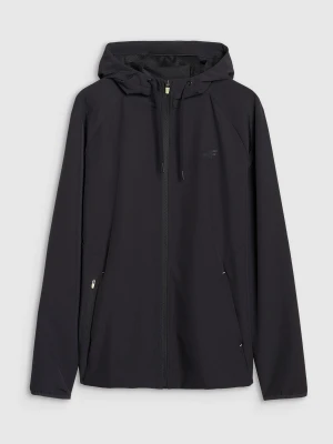 4F Bluza treningowa regular szybkoschnąca męska - czarna S