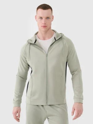 Bluza treningowa szybkoschnąca męska - khaki 4F