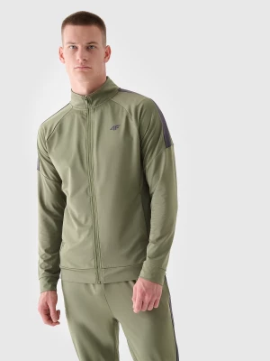 Bluza treningowa szybkoschnąca męska - oliwkowa/khaki 4F