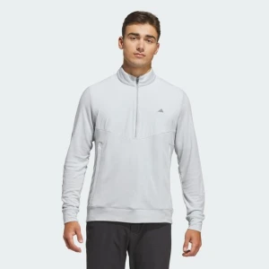BLUZA ULTIMATE365+ COURSE CONTROL HYBRID QUARTER-ZIP Adidas Clear Grey