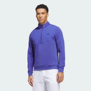 BLUZA ULTIMATE365+ COURSE CONTROL HYBRID QUARTER-ZIP Adidas Dual Indigo