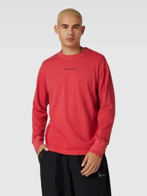 Bluza w jednolitym kolorze z nadrukiem z logo G-Star Raw