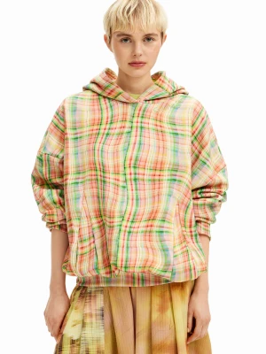 Bluza w kolorową kratkę vichy Collina Strada Desigual