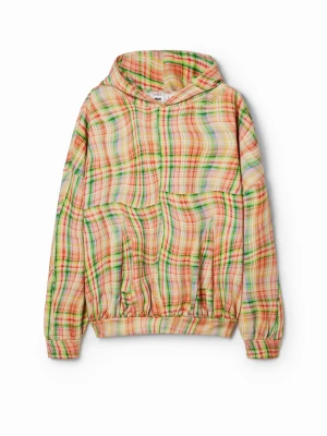 Bluza w kolorową kratkę vichy Collina Strada Desigual