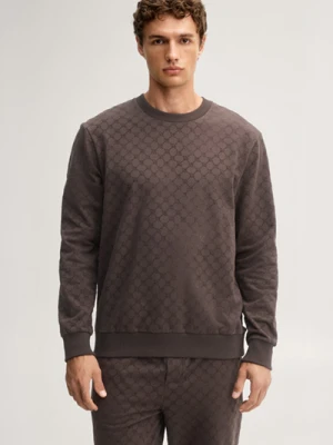 Bluza w kolorze chabrowym w odcieniu ciemnego brązu JOOP!