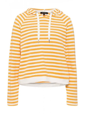 More & More Bluza w kolorze pomarańczowo-białym ze wzorem rozmiar: 36