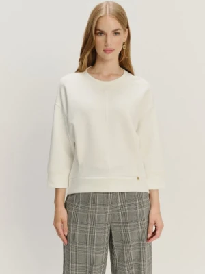 Bluza w kolorze złamanej bieli rękaw 3/4 Greenpoint