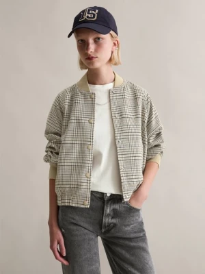 Bluza w kratę zwykła Marc O'Polo bílá