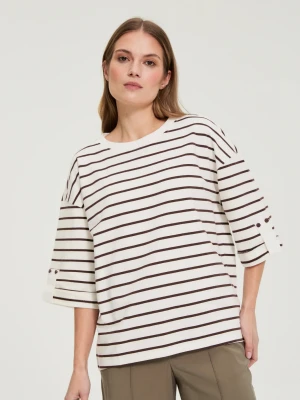 Bluza w paski biała Moodo