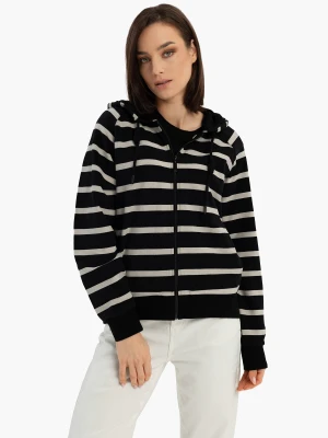 Bluza w paski z kapturem B-KIRA Volcano