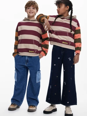 Bluza w połączone paski Desigual