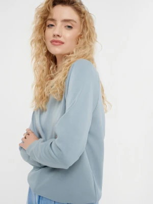 Bluza w stylu basic niebieska szarość Greenpoint