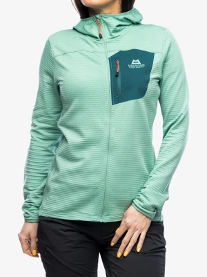 Bluza wspinaczkowa damska Mountain Equipment Lumiko Hooded Jacket - lichen green/teal