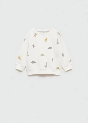 Bluza wzór w dinozaury MANGO BABY