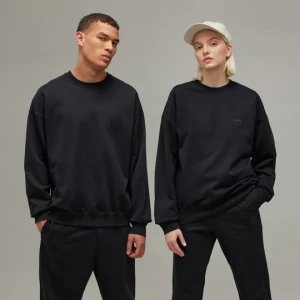 Bluza Y-3 Brushed Terry Crew Adidas czarny