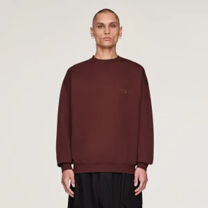 Bluza Y-3 Brushed Terry Crew Adidas Mystery Brown