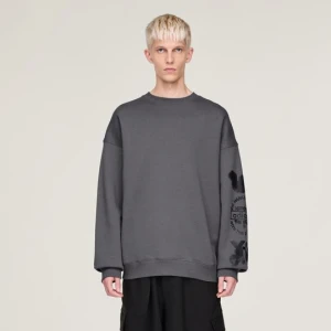 Bluza Y-3 Crew z grafiką Adidas Granite