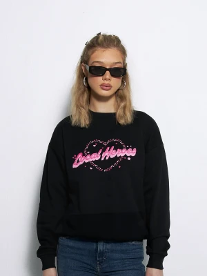 Bluza your heart czarna Local Heroes