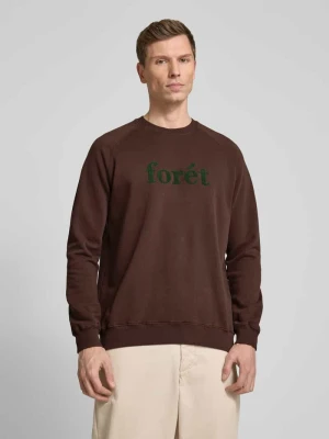 Bluza z aplikacją z logo model ‘SPRUCE’ Forét