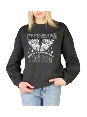 Bluza z aplikacjami i widocznym logo Pepe Jeans
