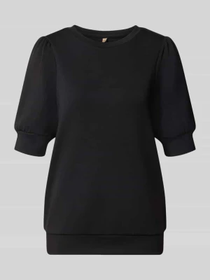 Bluza z bufiastymi rękawami model 'BANU' Soyaconcept Czarny