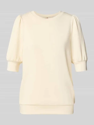 Bluza z bufiastymi rękawami model 'BANU' Soyaconcept Złamany biały
