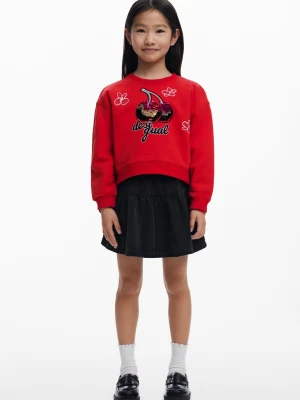 Bluza z cekinami w kształcie wiśni Desigual