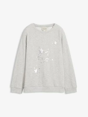 Bluza z czystej bawełny BonPrix szary