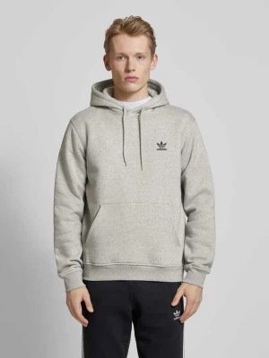 Bluza z czystej bawełny z kapturem i tunelem adidas Originals