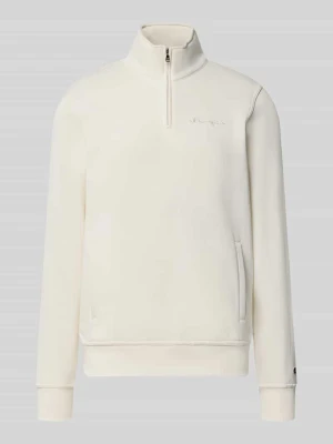 Bluza z detalami z logo Champion Beżowy
