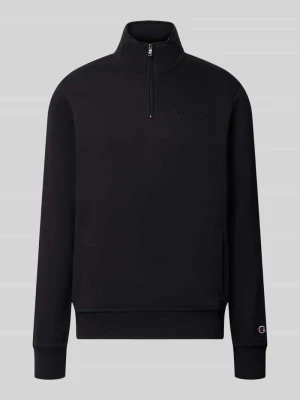 Bluza z detalami z logo Champion Czarny