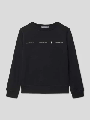 Bluza z detalami z logo model ‘MINIMALISTIC’ Calvin Klein Jeans