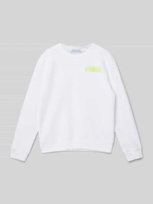 Bluza z detalami z logo model ‘TERRY’ Calvin Klein Jeans