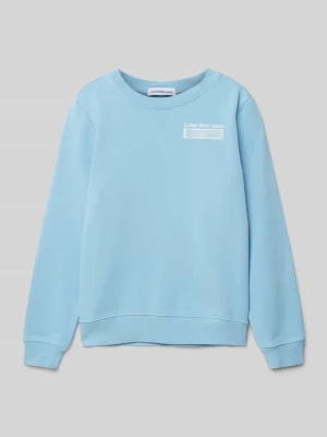 Bluza z detalami z logo model ‘TERRY’ Calvin Klein Jeans