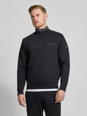 Bluza z detalem z logo Bugatti
