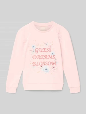 Bluza z detalem z logo Guess