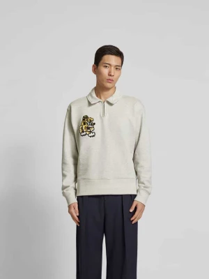 Bluza z detalem z motywem Kenzo Jasnoszary