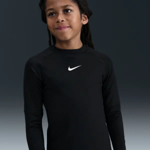 Bluza z długim rękawem dla dużych dzieci (chłopców) Nike Pro Dri-FIT - Czerń